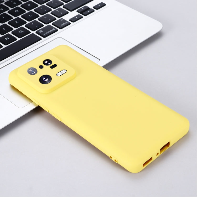 For Xiaomi 13 Pro Pure Color Liquid Silicone Shockproof Phone Case