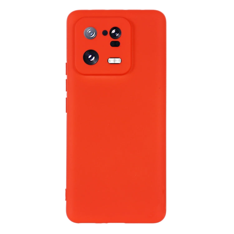 For Xiaomi 13 Pro Pure Color Liquid Silicone Shockproof Phone Case