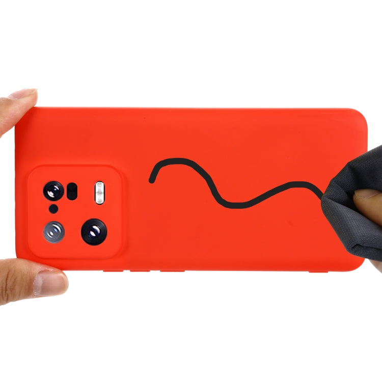 For Xiaomi 13 Pro Pure Color Liquid Silicone Shockproof Phone Case