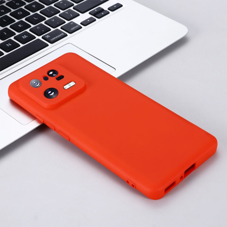 For Xiaomi 13 Pro Pure Color Liquid Silicone Shockproof Phone Case