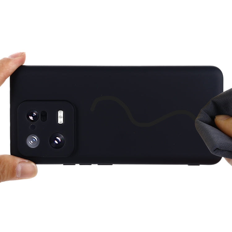 For Xiaomi 13 Pro Pure Color Liquid Silicone Shockproof Phone Case