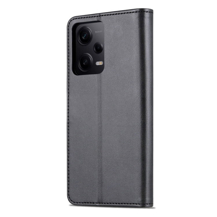 For Xiaomi Redmi Note 12 Pro+ 5G Global / China / Note 12 Explorer AZNS Skin Feel Calf Texture Flip Leather Phone Case
