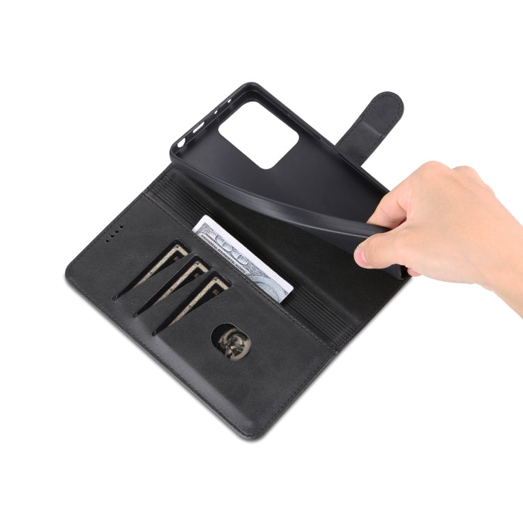 For Xiaomi Redmi Note 12 Pro+ 5G Global / China / Note 12 Explorer AZNS Skin Feel Calf Texture Flip Leather Phone Case