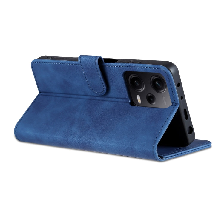 For Xiaomi Redmi Note 12 Pro+ 5G Global / China / Note 12 Explorer AZNS Skin Feel Calf Texture Flip Leather Phone Case