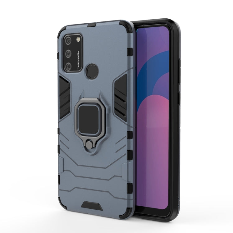 For Huawei Honor 9A PC + TPU Anti-fall Protective Case with Magnetic Ring Holder