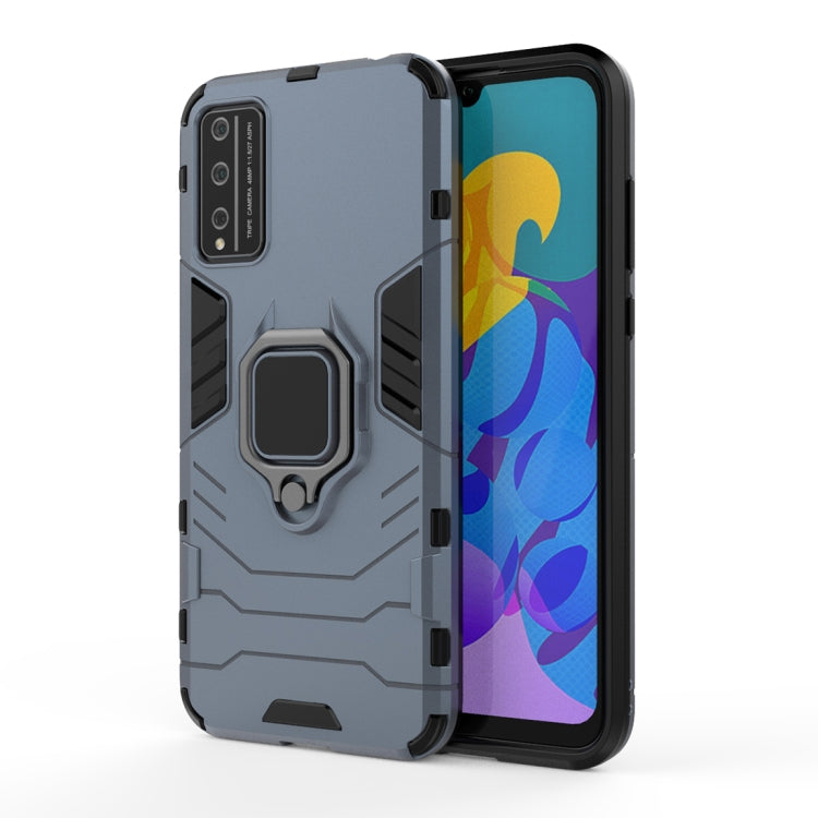For Huawei Honor Play 4T Pro PC + TPU Anti-fall Protective Case with Magnetic Ring Holder