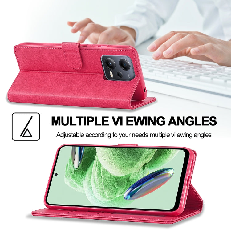 For Xiaomi Redmi Note 12 5G/Poco X5 LC.IMEEKE Calf Texture Horizontal Flip Leather Case