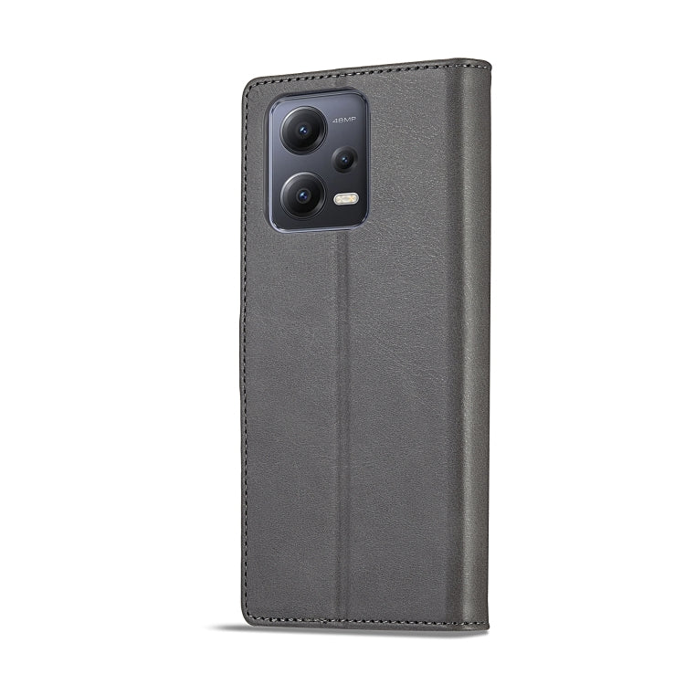 For Xiaomi Redmi Note 12 5G/Poco X5 LC.IMEEKE Calf Texture Horizontal Flip Leather Case