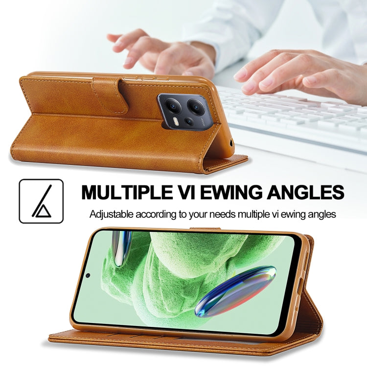 For Xiaomi Redmi Note 12 Pro 5G/Poco X5 Pro LC.IMEEKE Calf Texture Horizontal Flip Leather Case