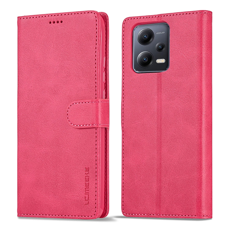 For Xiaomi Redmi Note 12 Pro+ LC.IMEEKE Calf Texture Horizontal Flip Leather Case