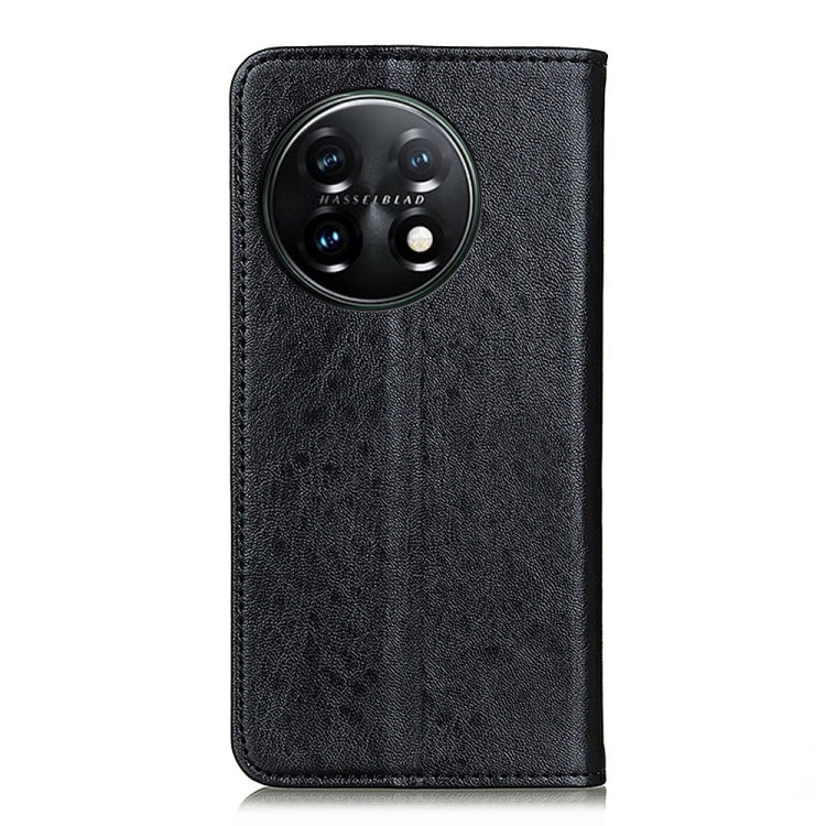 For OnePlus 11 5G Magnetic Crazy Horse Texture Leather Phone Case