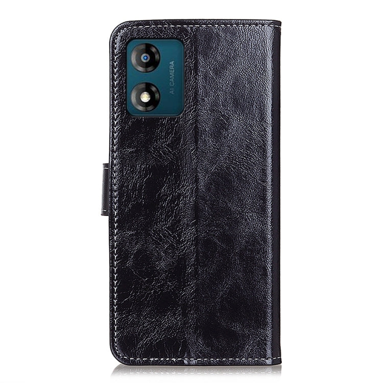 For Motorola Moto E13 4G 2023 Retro Crazy Horse Texture Leather Phone Case