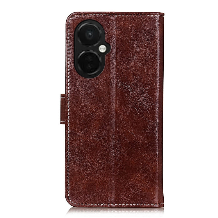 For OnePlus Nord CE 3 Lite Retro Crazy Horse Texture Leather Phone Case