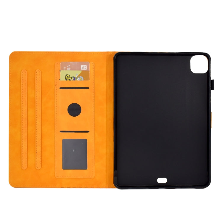 For iPad Pro 11 2018 / 2020 / 2021 Rhombus Embossed Leather Smart Tablet Case