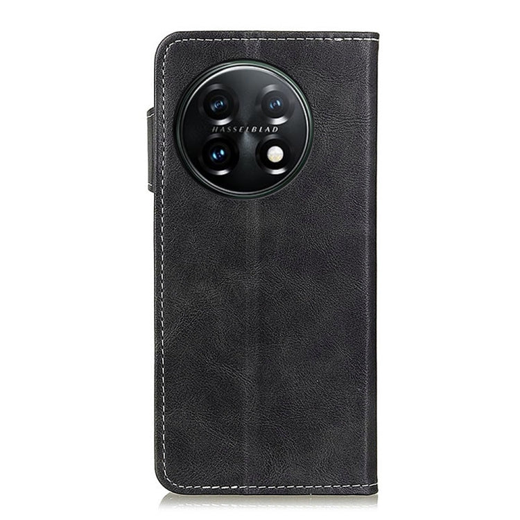 For OnePlus 11 5G S-Type Stitching Calf Texture Leather Phone Case