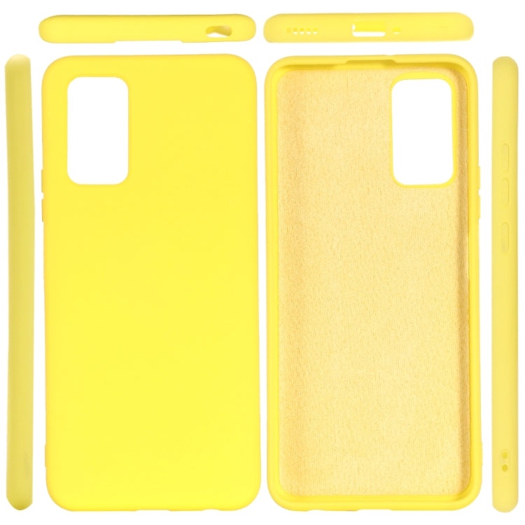 For Huawei Honor 30 Pro Solid Color Liquid Silicone Dropproof Full Coverage Protective Case