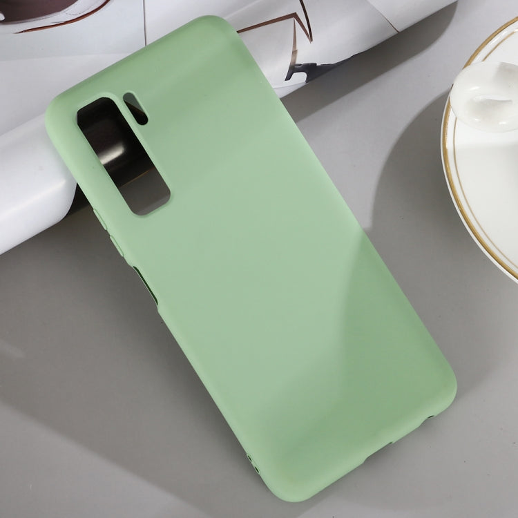 For Huawei Nova 7 SE Solid Color Liquid Silicone Dropproof Full Coverage Protective Case