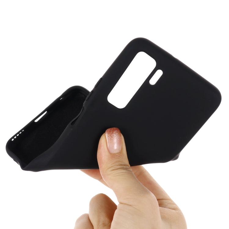 For Huawei Nova 7 SE Solid Color Liquid Silicone Dropproof Full Coverage Protective Case