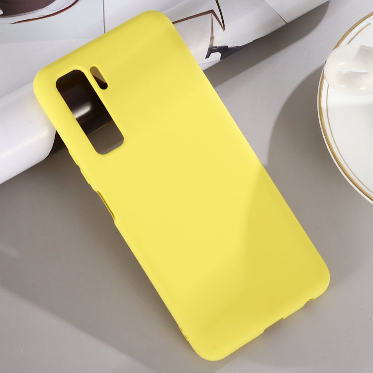 For Huawei Nova 7 SE Solid Color Liquid Silicone Dropproof Full Coverage Protective Case