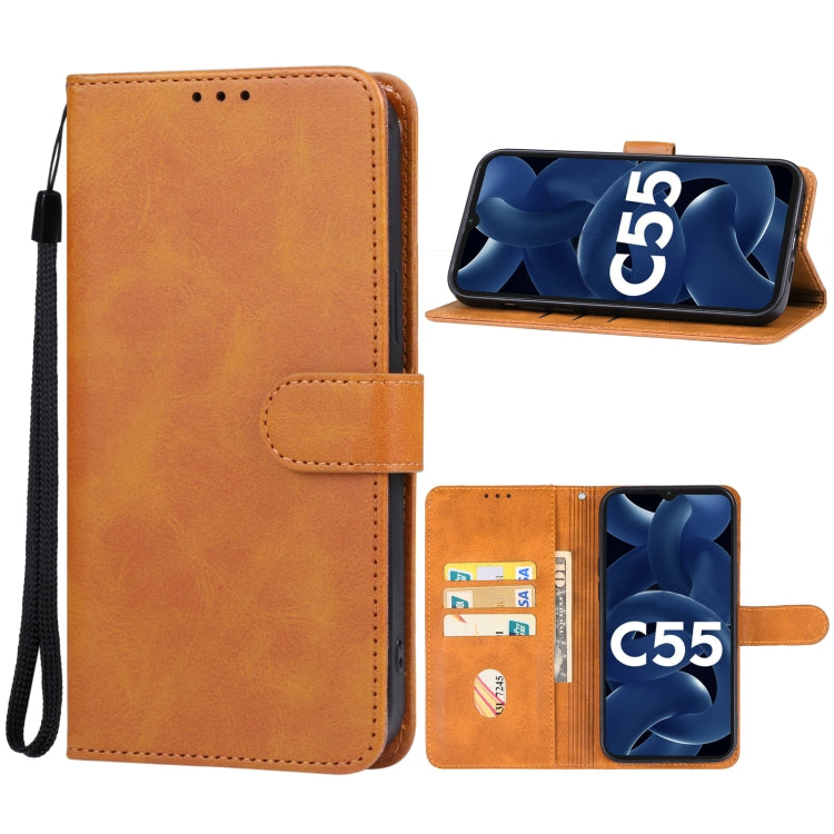 For Xiaomi Poco C55 Leather Phone Case