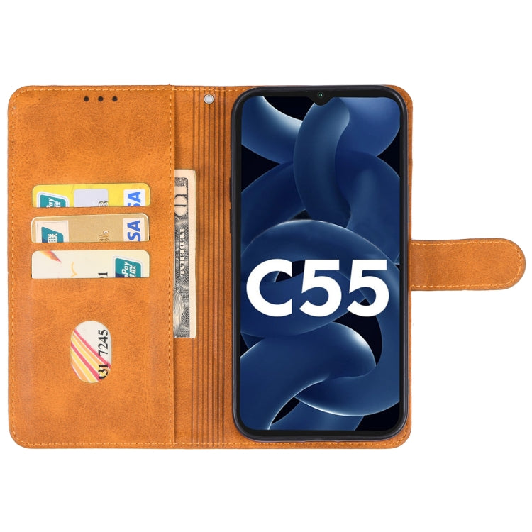 For Xiaomi Poco C55 Leather Phone Case