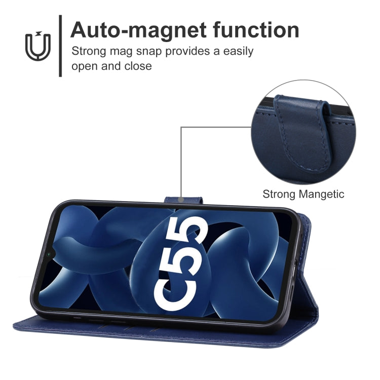 For Xiaomi Poco C55 Leather Phone Case