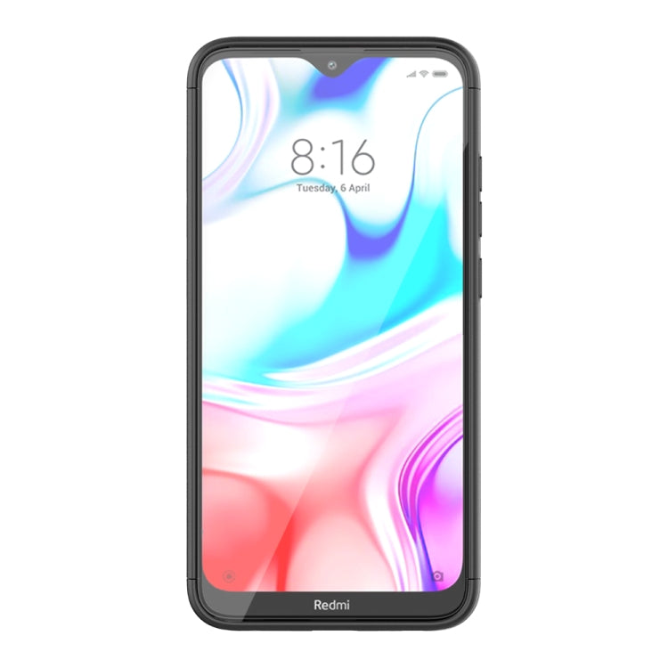 For Xiaomi Redmi 8 / 8A Tank Three-stage Splicing Shockproof TPU + PC + Metal Case with Ring Holder