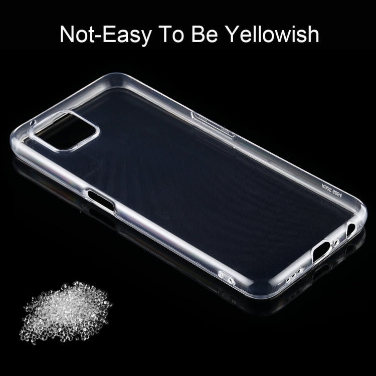 For OPPO A92S 0.5mm Ultra-Thin Transparent TPU Protective Case