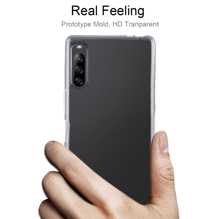 For Sony Xperia L4 0.5mm Ultra-Thin Transparent TPU Protective Case