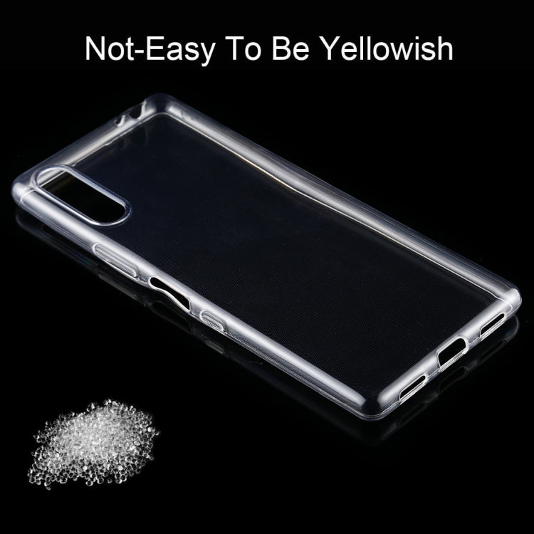 For Sony Xperia L4 0.5mm Ultra-Thin Transparent TPU Protective Case