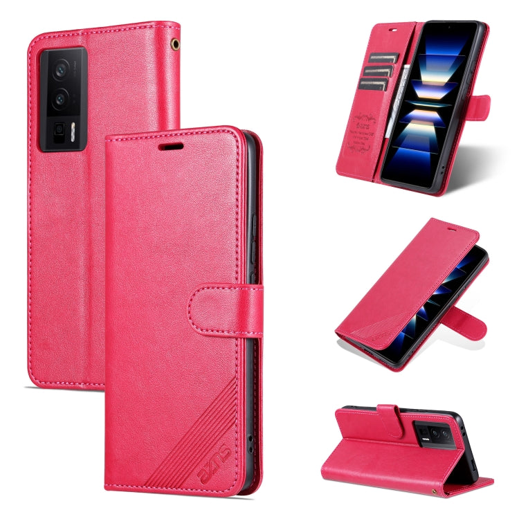 For Xiaomi Redmi K60 / K60 Pro AZNS Sheepskin Texture Flip Leather Phone Case