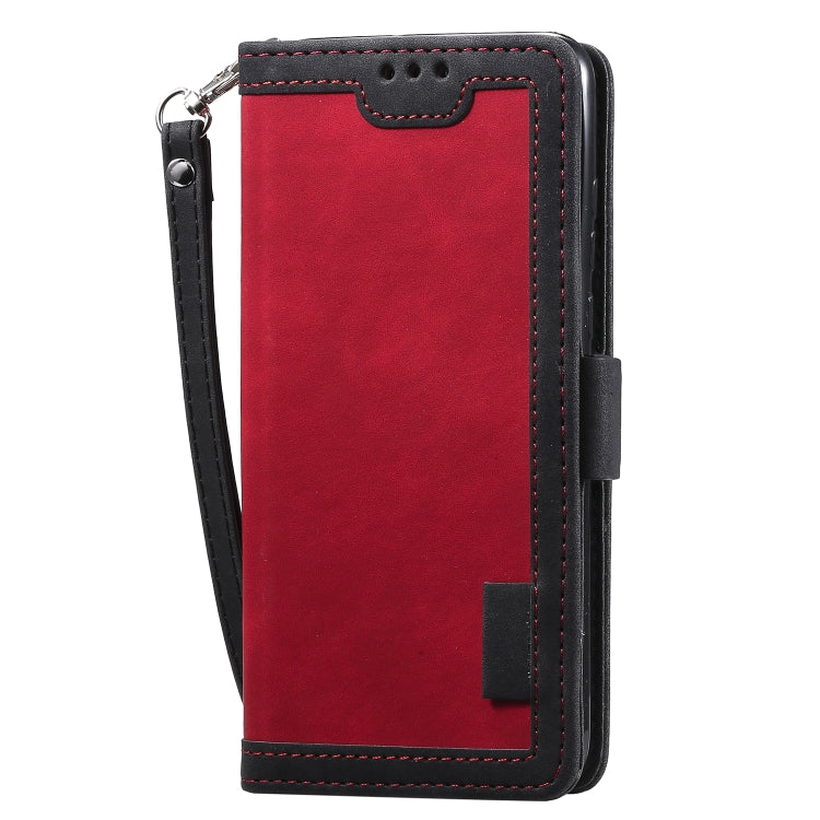 For Huawei P30 Lite Retro Splicing Horizontal Flip Leather Case with Card Slots & Holder & Wallet