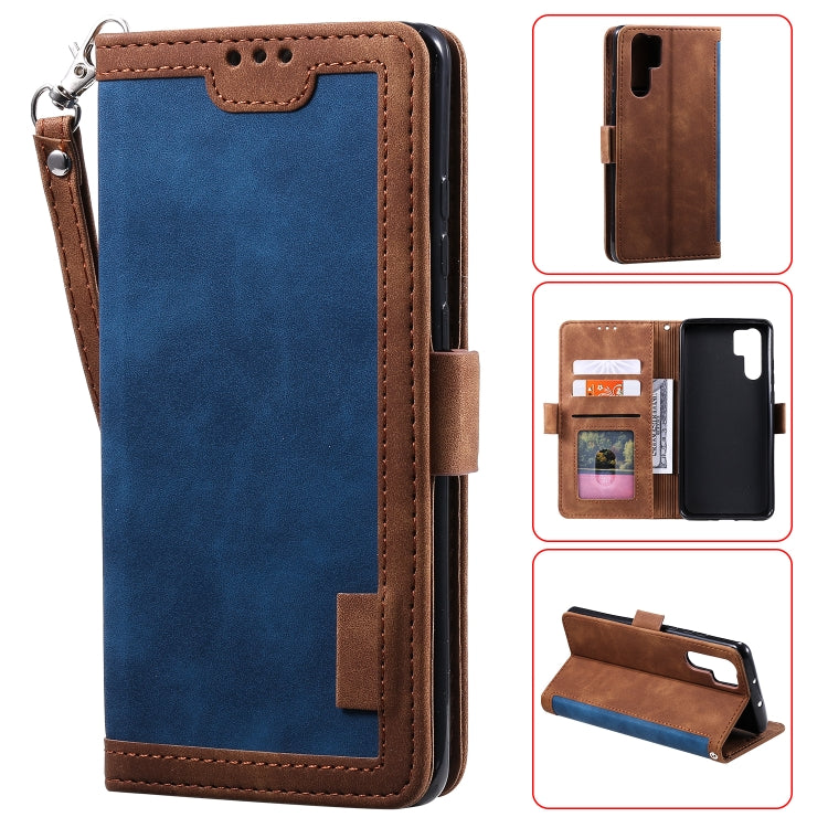 For Huawei P30 Pro Retro Splicing Horizontal Flip Leather Case with Card Slots & Holder & Wallet