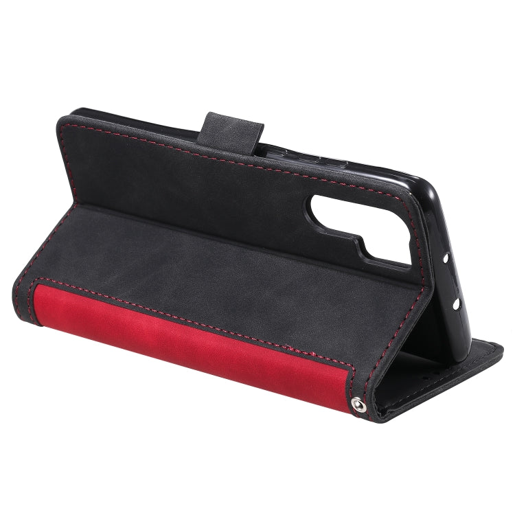 For Huawei P30 Pro Retro Splicing Horizontal Flip Leather Case with Card Slots & Holder & Wallet