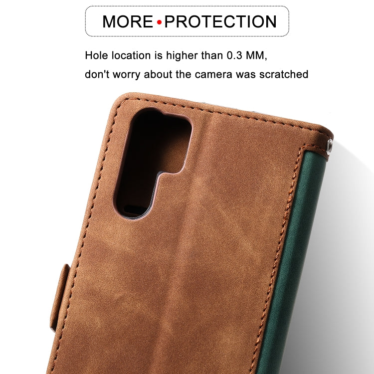 For Huawei P30 Pro Retro Splicing Horizontal Flip Leather Case with Card Slots & Holder & Wallet