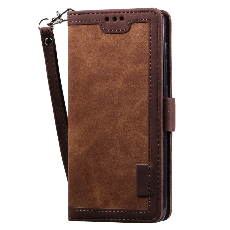 For Huawei P30 Retro Splicing Horizontal Flip Leather Case with Card Slots & Holder & Wallet