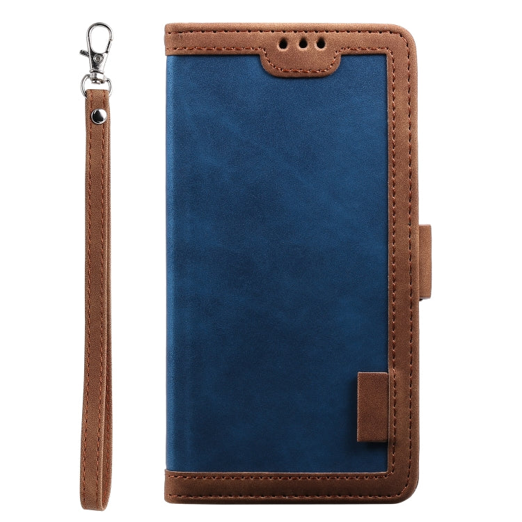 For Huawei P40 Lite Retro Splicing Horizontal Flip Leather Case with Card Slots & Holder & Wallet