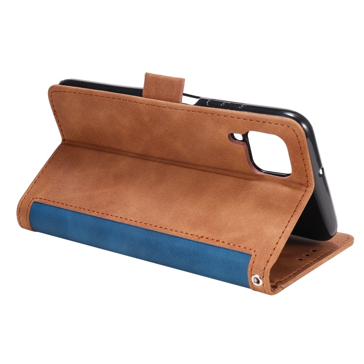 For Huawei P40 Lite Retro Splicing Horizontal Flip Leather Case with Card Slots & Holder & Wallet