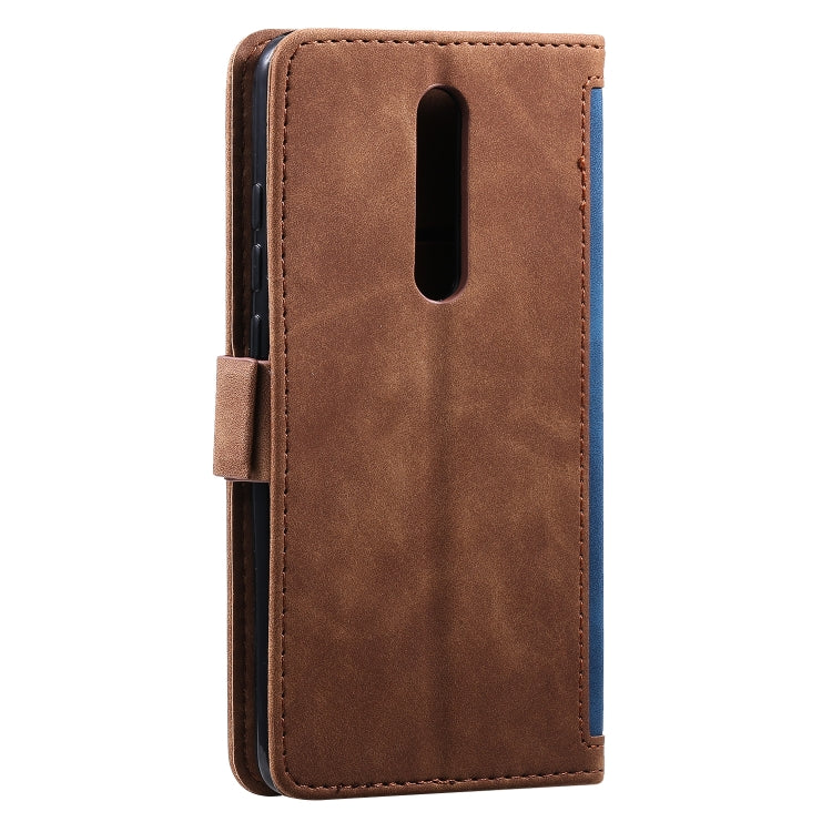For Xiaomi Redmi K20 Retro Splicing Horizontal Flip Leather Case with Card Slots & Holder & Wallet