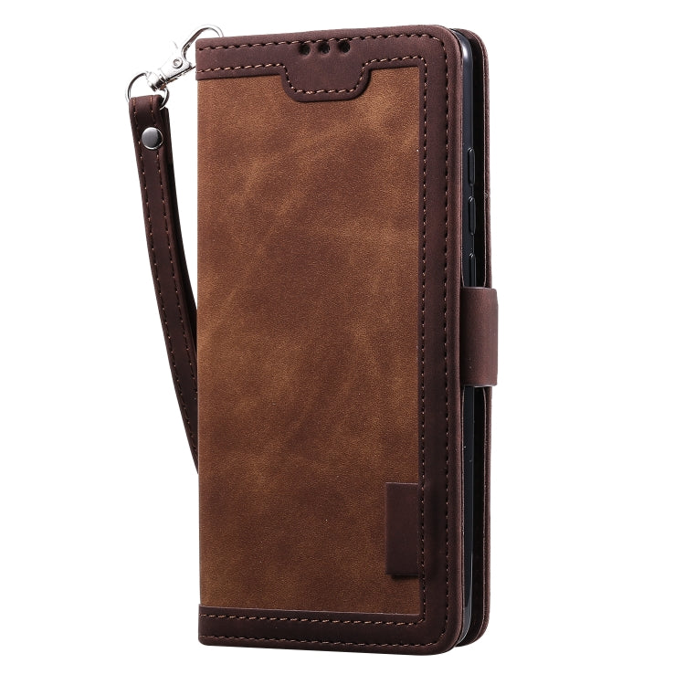 For Xiaomi Redmi K30 Retro Splicing Horizontal Flip Leather Case with Card Slots & Holder & Wallet