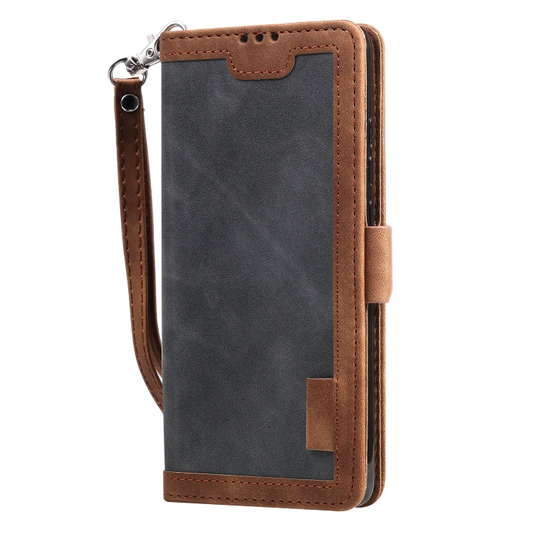 For Xiaomi Redmi K30 Retro Splicing Horizontal Flip Leather Case with Card Slots & Holder & Wallet