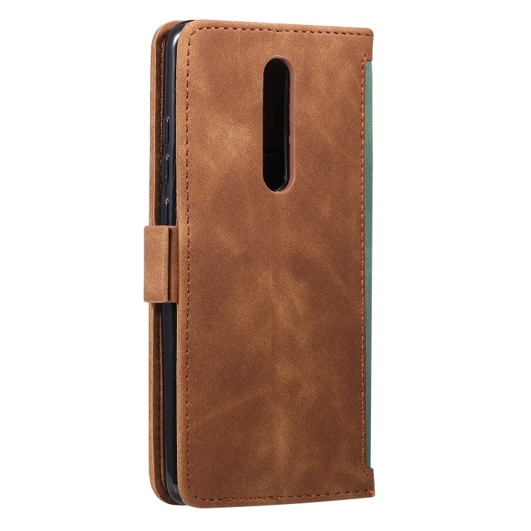 For Xiaomi Redmi K30 Retro Splicing Horizontal Flip Leather Case with Card Slots & Holder & Wallet
