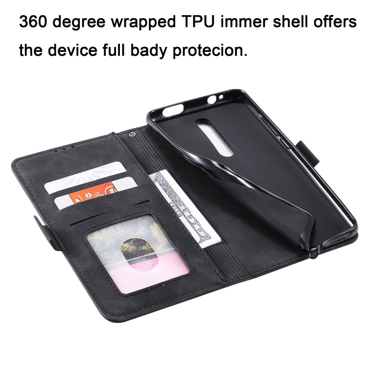 For Xiaomi Redmi K30 Retro Splicing Horizontal Flip Leather Case with Card Slots & Holder & Wallet