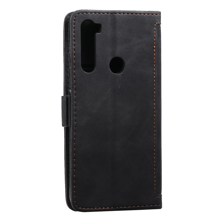 For Xiaomi Redmi Note 8 Retro Splicing Horizontal Flip Leather Case with Card Slots & Holder & Wallet