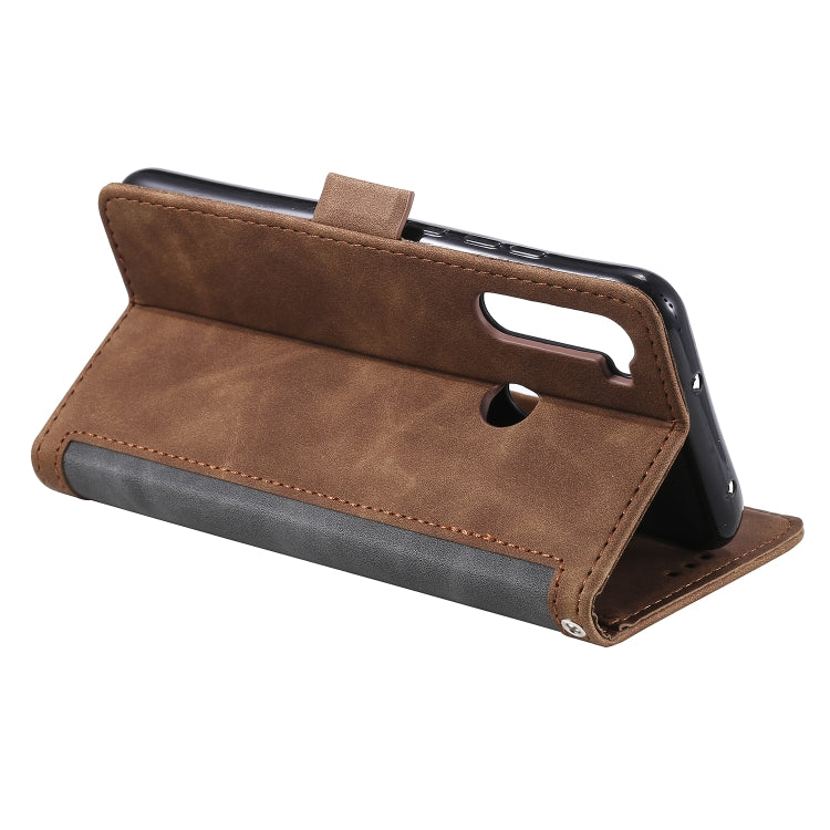 For Xiaomi Redmi Note 8 Retro Splicing Horizontal Flip Leather Case with Card Slots & Holder & Wallet