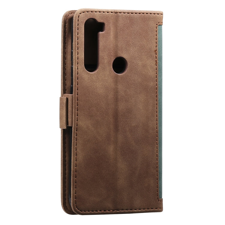 For Xiaomi Redmi Note 8 Retro Splicing Horizontal Flip Leather Case with Card Slots & Holder & Wallet