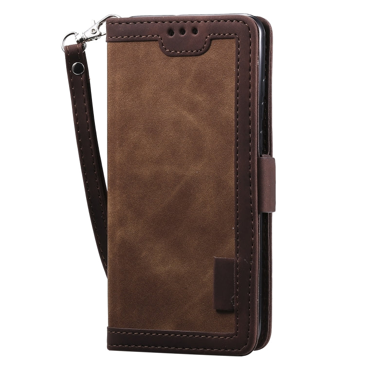 For Xiaomi Redmi Note 7 Retro Splicing Horizontal Flip Leather Case with Card Slots & Holder & Wallet