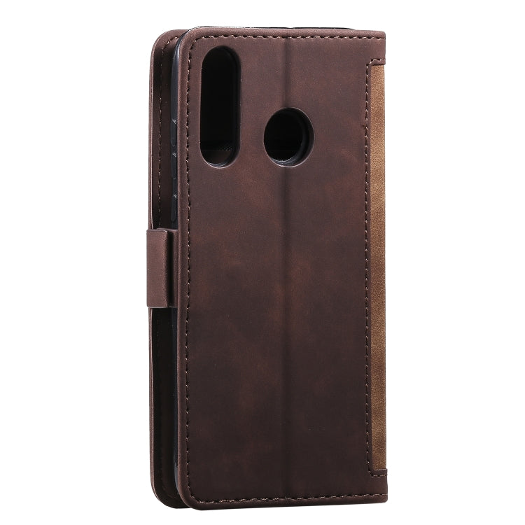 For Xiaomi Redmi Note 7 Retro Splicing Horizontal Flip Leather Case with Card Slots & Holder & Wallet