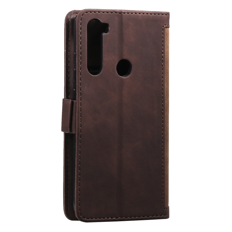 For Xiaomi Redmi Note 8T Retro Splicing Horizontal Flip Leather Case with Card Slots & Holder & Wallet