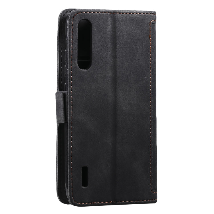 For Xiaomi Mi A3 / CC9 Retro Splicing Horizontal Flip Leather Case with Card Slots & Holder & Wallet